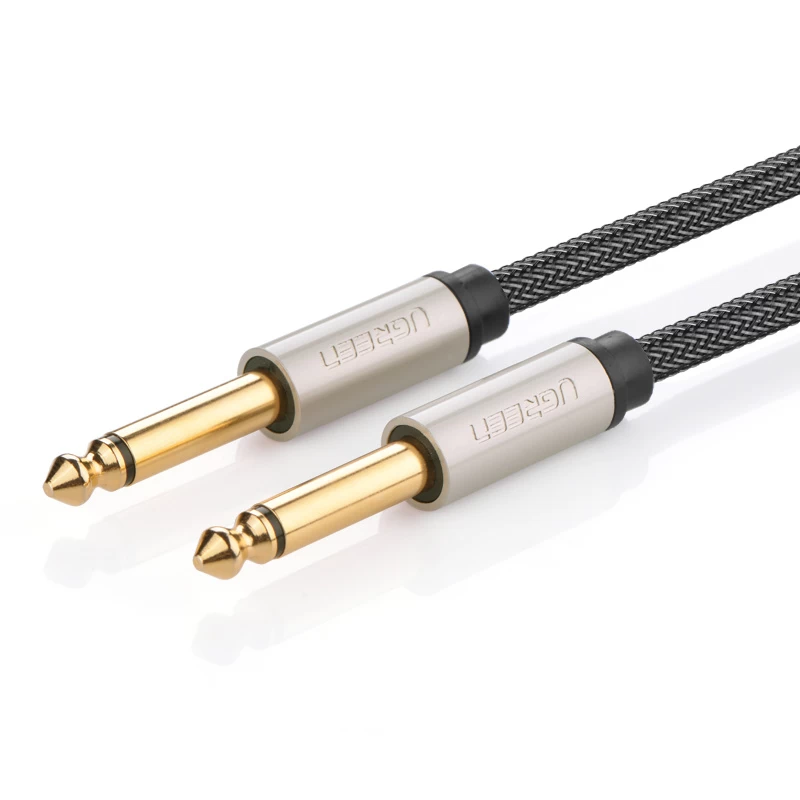Garso Kabelis Av128 Mono Ts Jack 6,35 Mm 5 M - Pilkas