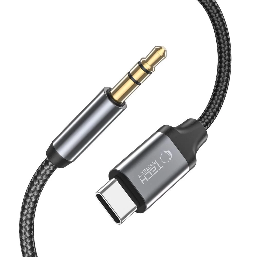 Garso Kabelis Usb-c - Mini Lizdas 3,5 Mm 1 M - Juodas