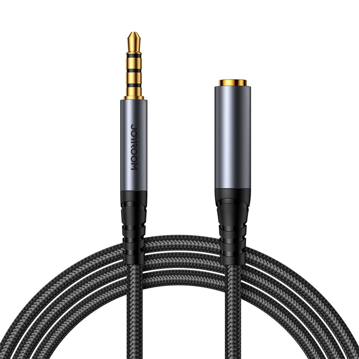Garso Stereo Aux 3,5 Mm Mini Lizdo Kabelio Ilgintuvas 1,2 M Juodas.