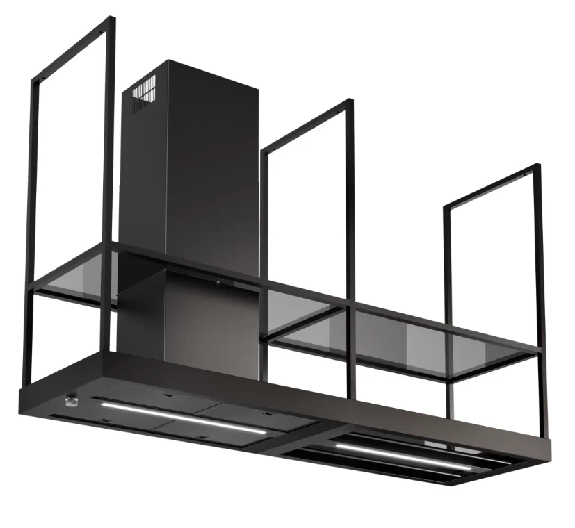 Gartraukis FABER HOOD T-SHELF EV8 BK MATT A180
