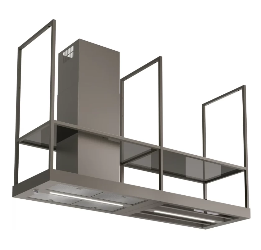 Gartraukis FABER HOOD T-SHELF EV8 TITANIUM MATT A180