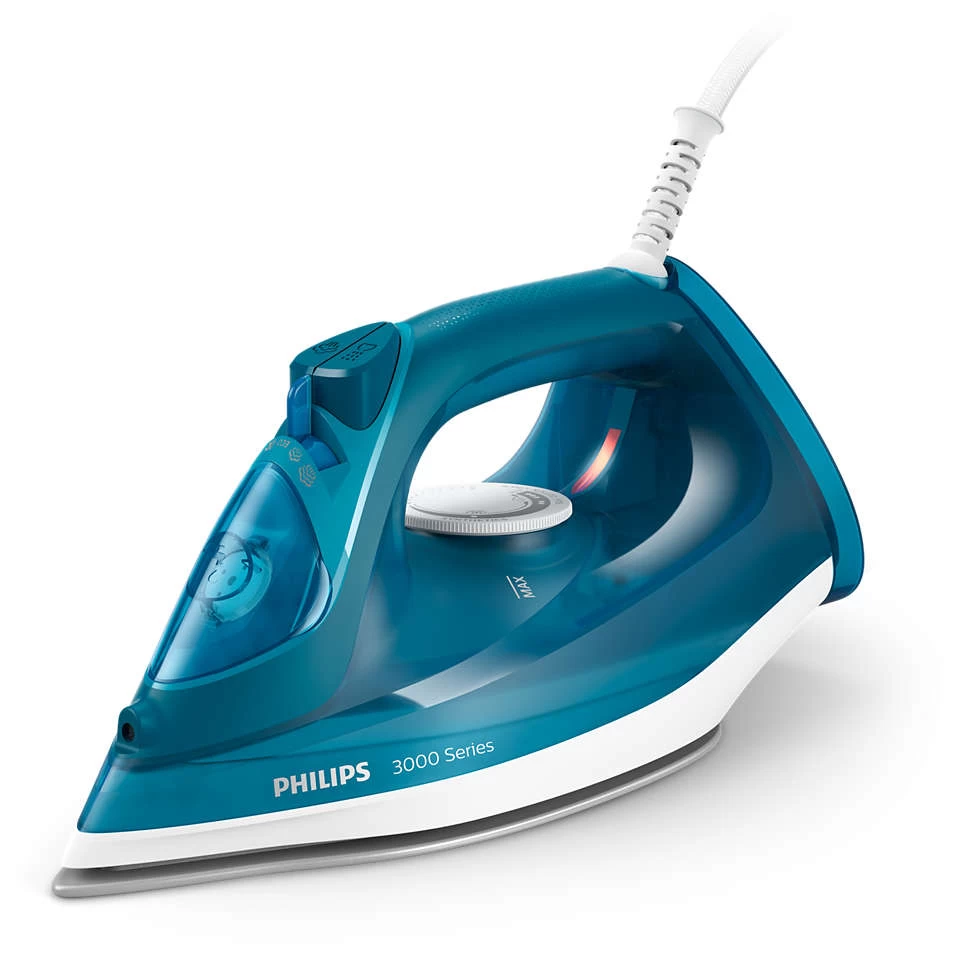 Garų lygintuvas Philips 3000 Series, Mėlyna, DST3040/70