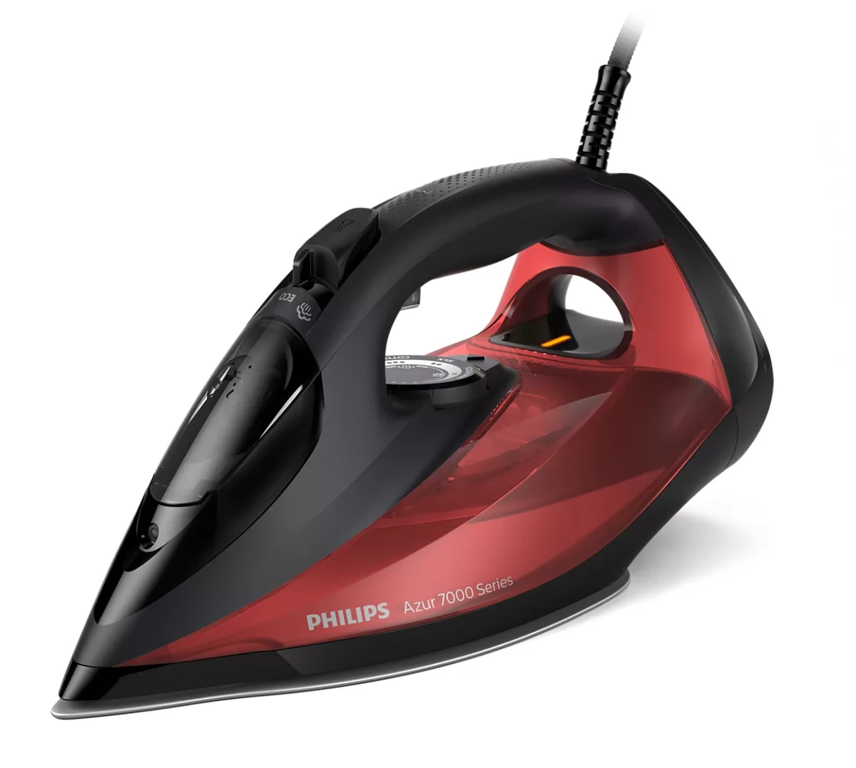 Garų lygintuvas Philips 7000 serijos, Raudona/Juoda, DST7022/40