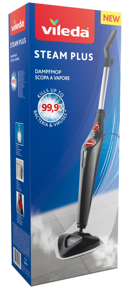 Garų šluota Vileda Mop Steam 3.0, 4023103229716