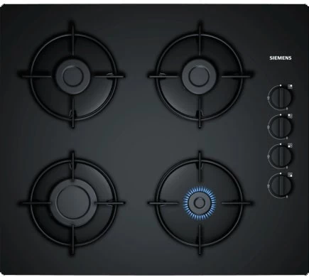 Gas cooktop Siemens  EO 6B6PB10 (4 fields; black color)