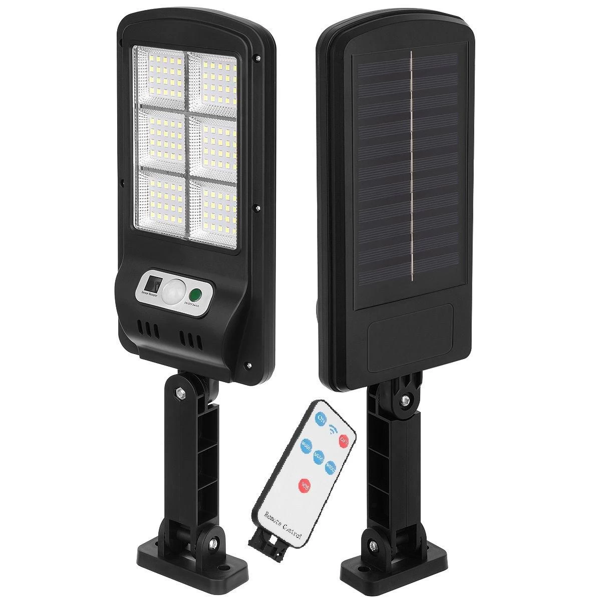 Gatvės žibintas Saulės žibintas 120led + Nuotolinio Valdymo Judesio Ir Sutemų Jutiklis