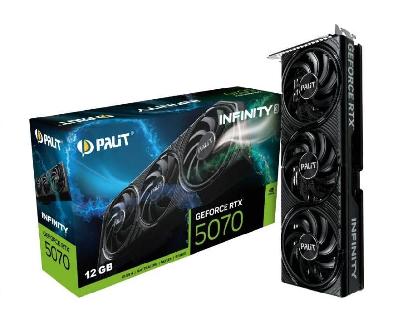 Geforce Rtx 5070 Infinity 3 12 Gb Gddr7 Vaizdo Plokštė