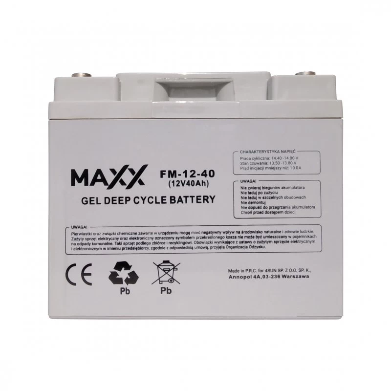 Gelinis akumuliatorius 12-FM-40 40Ah 12V