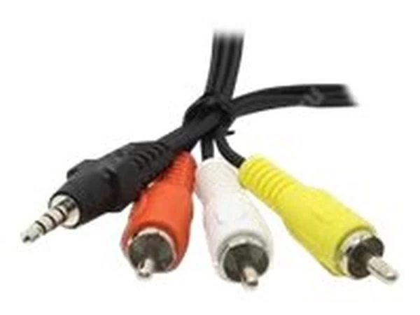 Gembird Cca-4p2r-2m 2m /smini Telefonas 3,5 Mm 3x Rca