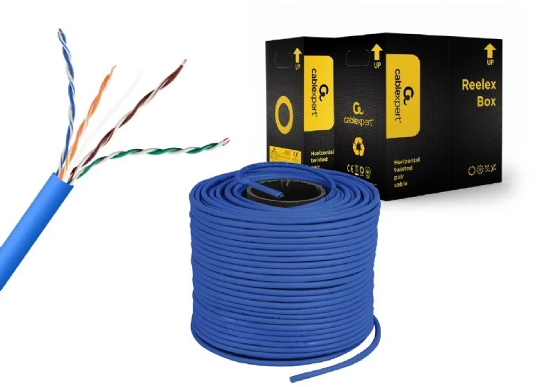 Gembird UPC-5004E-SOL-B networking cable Blue 305 m Cat5e U/UTP (UTP)