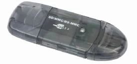 Gembird Usb 2.0 Atminties Kortelių Skaitytuvas Fd2-sd-1