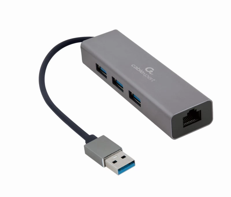 Gembird Usb šakotuvas A-amu3-lan-01