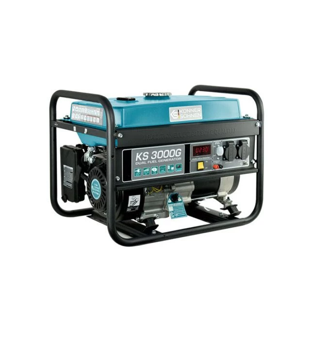 Generatorius benzinas/dujos 3000W, KS 3000G, KÖNNER &amp; SÖHNEN