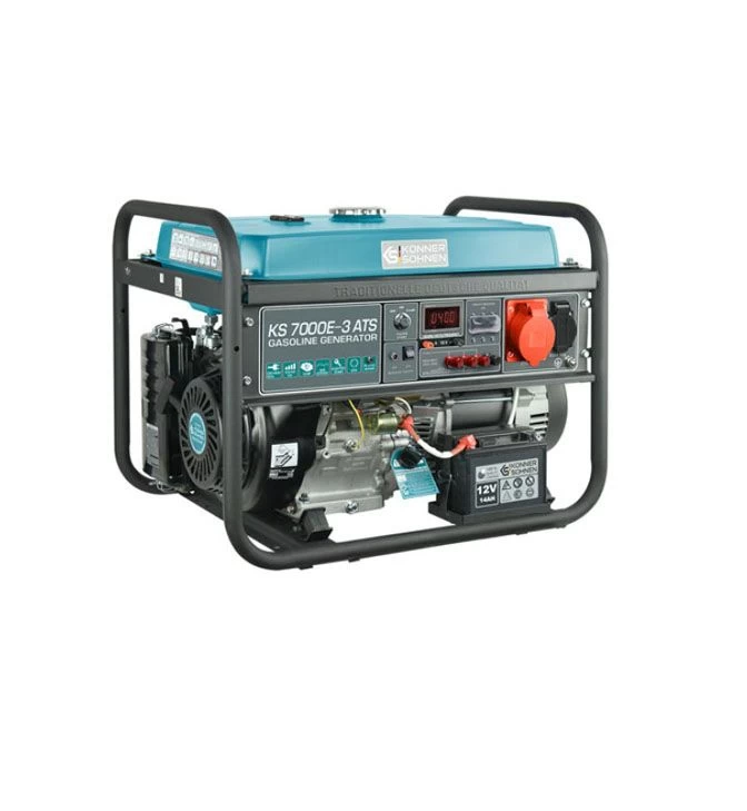 Generatorius benzininis 5500W, KS 7000E-3 ATS, KÖNNER &amp; SÖHNEN
