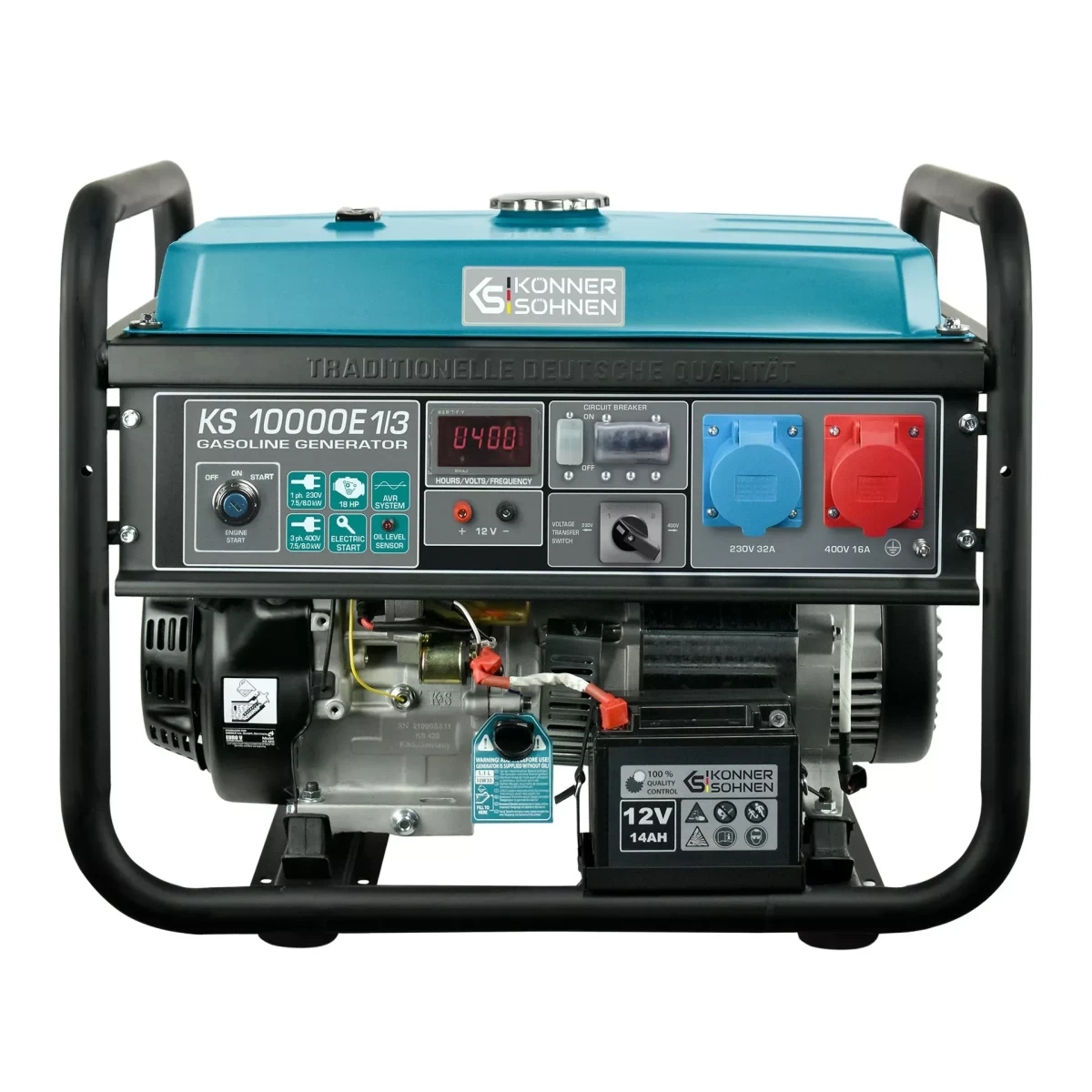 Generatorius benzininis 8000W KS 10000E 1/3 KÖNNER &amp; SÖHNEN