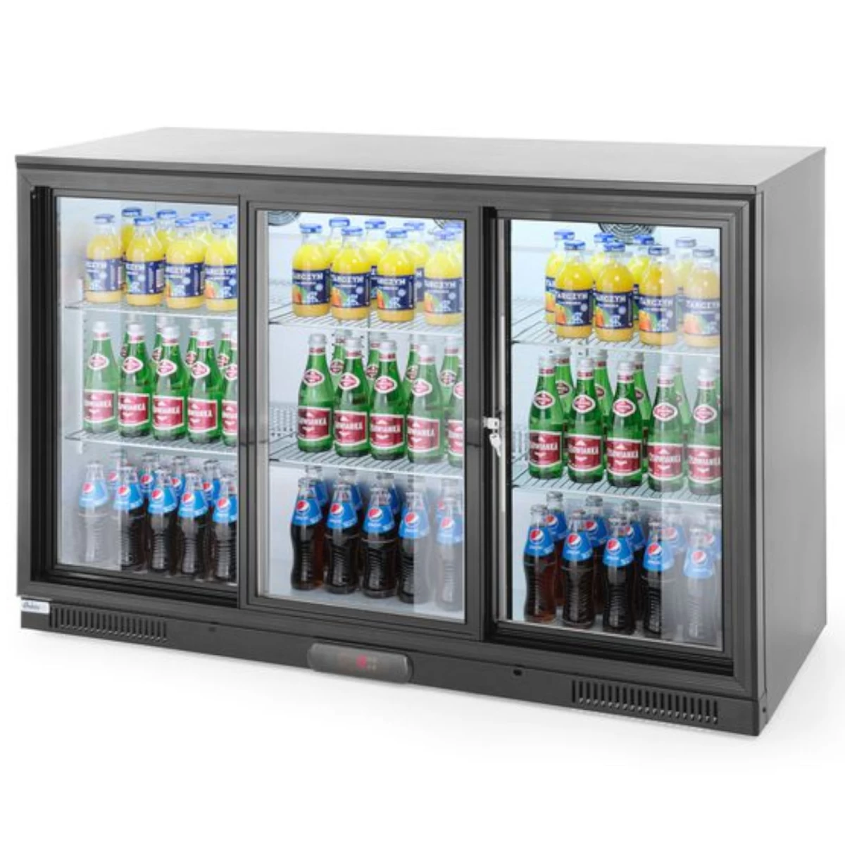 Gėrimų Baro šaldytuvas 3 Durų šaldytuvas 6 Lentynos 300 W 303 L - Hendi 235836