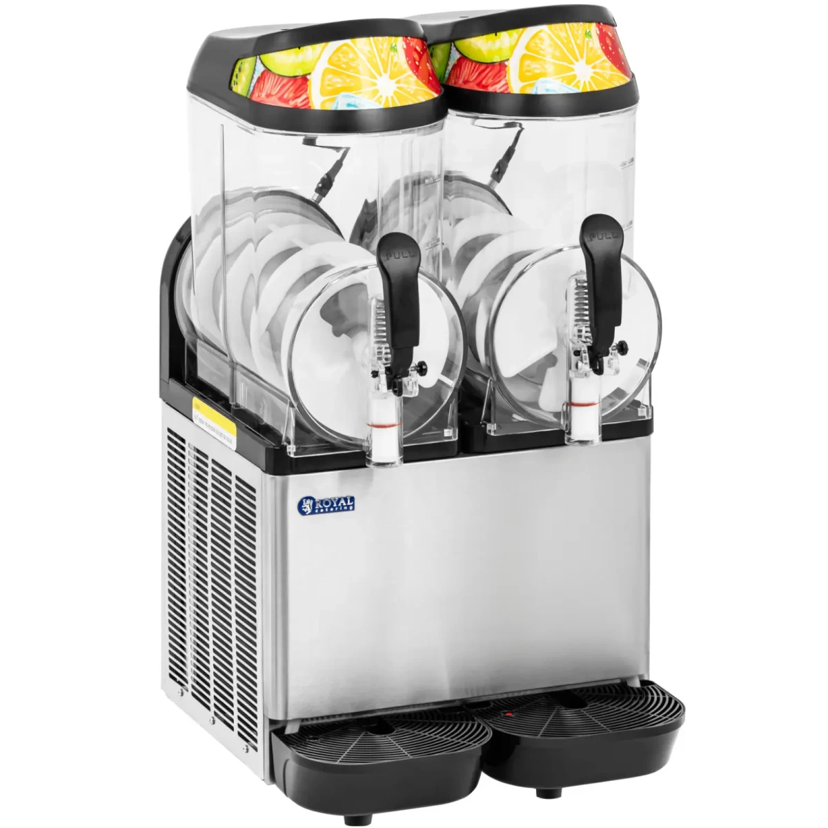 Gėrimų Granuliatorius slush Sorbet Dvigubas Led 2 X 12 L 680 W