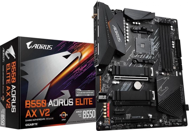 Gigabyte B550 Aorus Elite Ax V2 Pagrindinė Plokštė (socket Am4 /atx)
