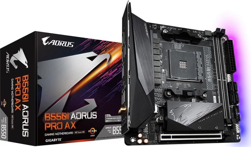 Gigabyte B550i Aorus Pro Ax Pagrindinė Plokštė (socket Am4 / Mini Itx)