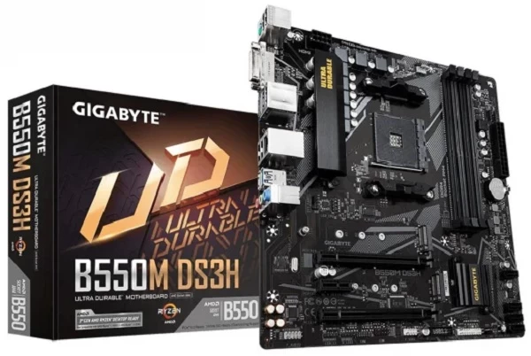 Gigabyte B550m Ds3h (socket Am4 / Micro Atx) Pagrindinė Plokštė