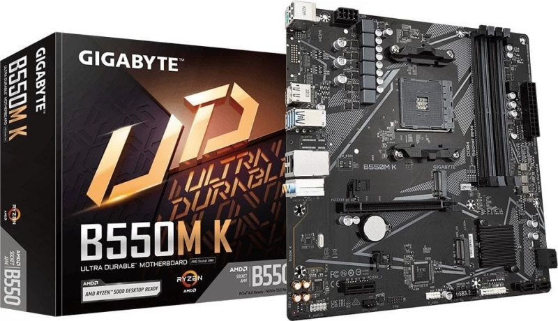 Gigabyte B550m K Pagrindinė Plokštė (socket Am4 / Micro Atx)