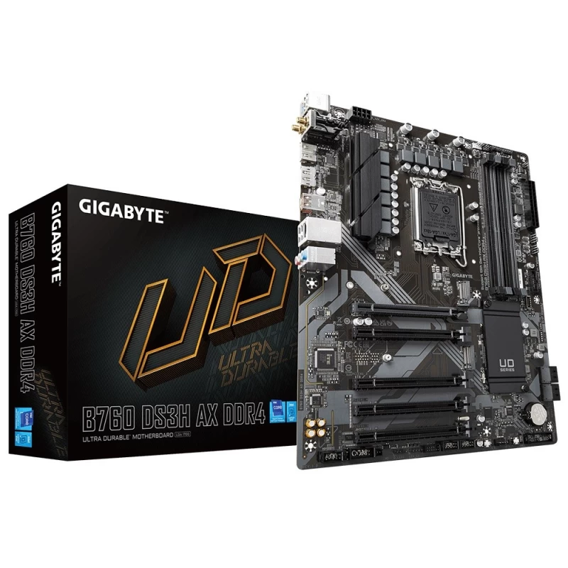 Gigabyte B760 Ds3h Ax Ddr4 Pagrindinė Plokštė (socket 1700 /atx)