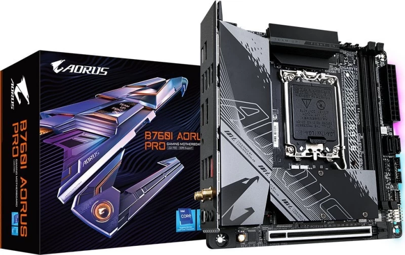 Gigabyte B760i Aorus Pro Pagrindinė Plokštė (socket 1700 / Mini Itx)