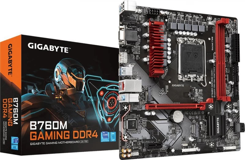 Gigabyte B760m Gaming Ddr4 Motininė Plokštė (socket 1700 / Micro Atx)
