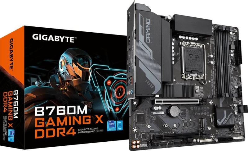 Gigabyte B760m Gaming X Ddr4 Motininė Plokštė (socket 1700 / Micro Atx)