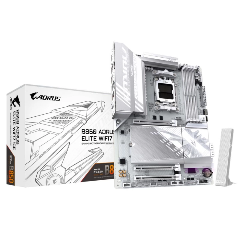 Gigabyte B850 A Elite Wifi7 Ice Pagrindinė Plokštė (socket Am5 /atx)