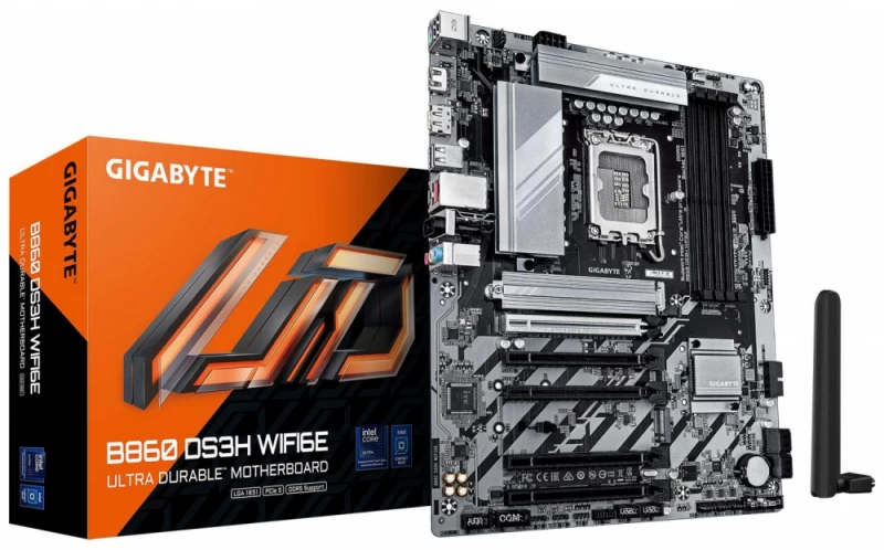 Gigabyte B860 Ds3h Wifi6e Pagrindinė Plokštė (socket 1851 /atx)