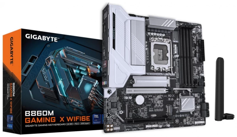 Gigabyte B860m Gaming X Wifi6e Pagrindinė Plokštė (socket 1851 / Micro Atx)