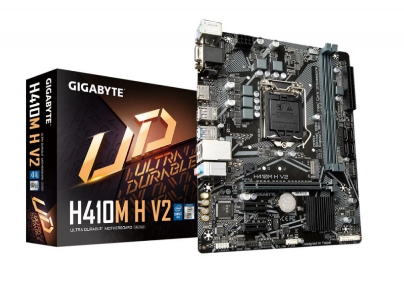 Gigabyte H410m H V2 Pagrindinė Plokštė (socket 1200 / Micro Atx)