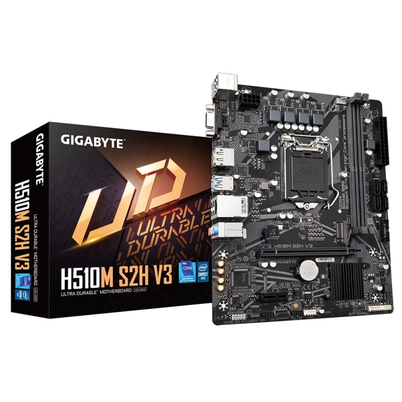 Gigabyte H510m S2h V3 Pagrindinė Plokštė (socket 1200 / Micro Atx)