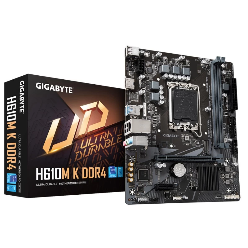 Gigabyte H610m K Ddr4 Pagrindinė Plokštė (socket 1700 / Micro Atx)