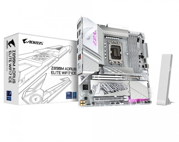 Gigabyte Z890m Aorus Elite Wf7 Ice Pagrindinė Plokštė (socket 1851 / Micro Atx)