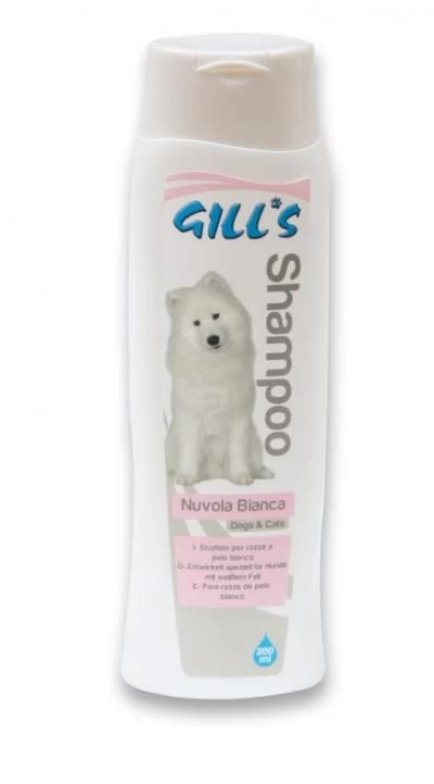 GILL&#039;S NUVOLA BIANCA šampūnas (baltaplaukiams šunims/katėms) 200ml (6), C3052986