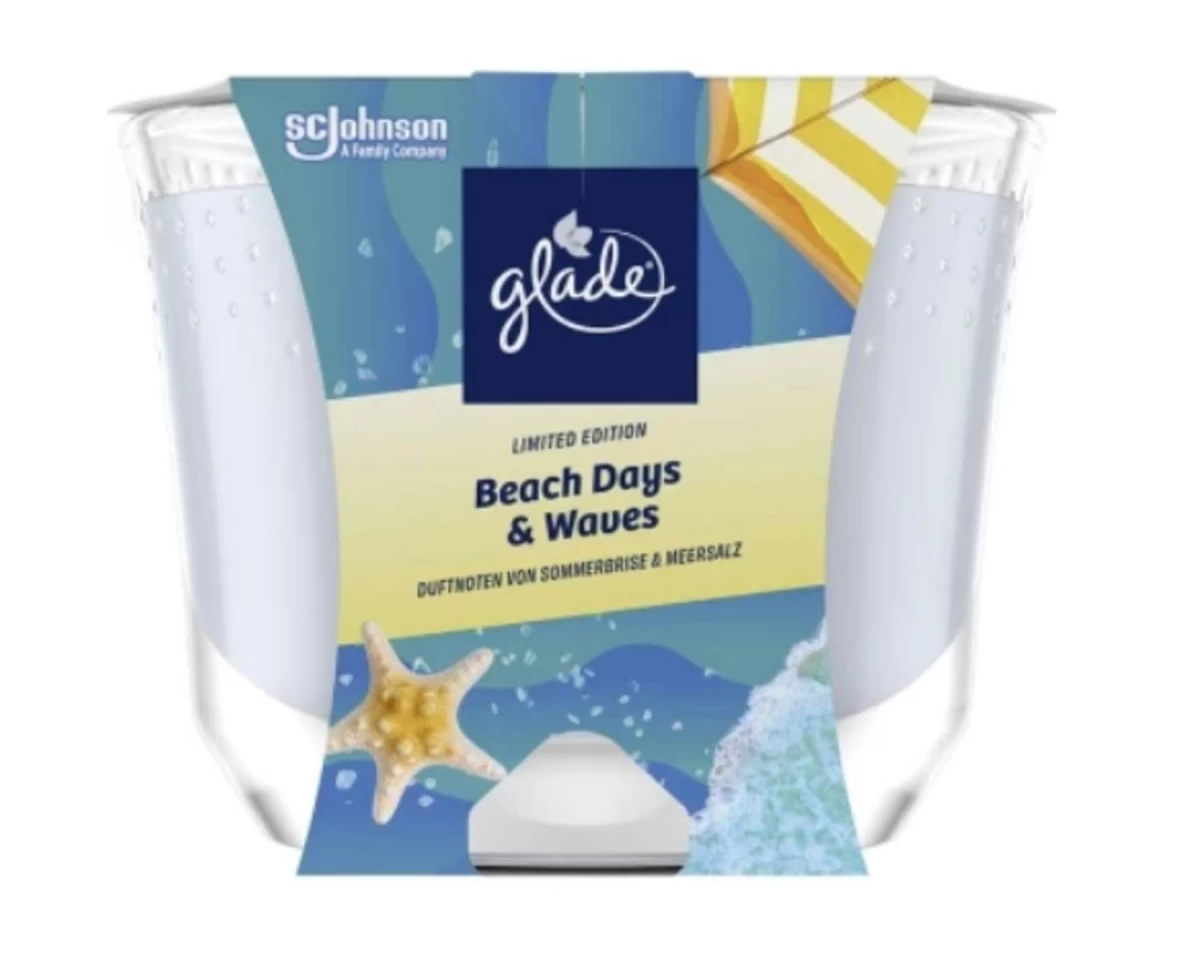 glade Beach Days &amp; Amp; Waves Kvapioji žvakė, 224g