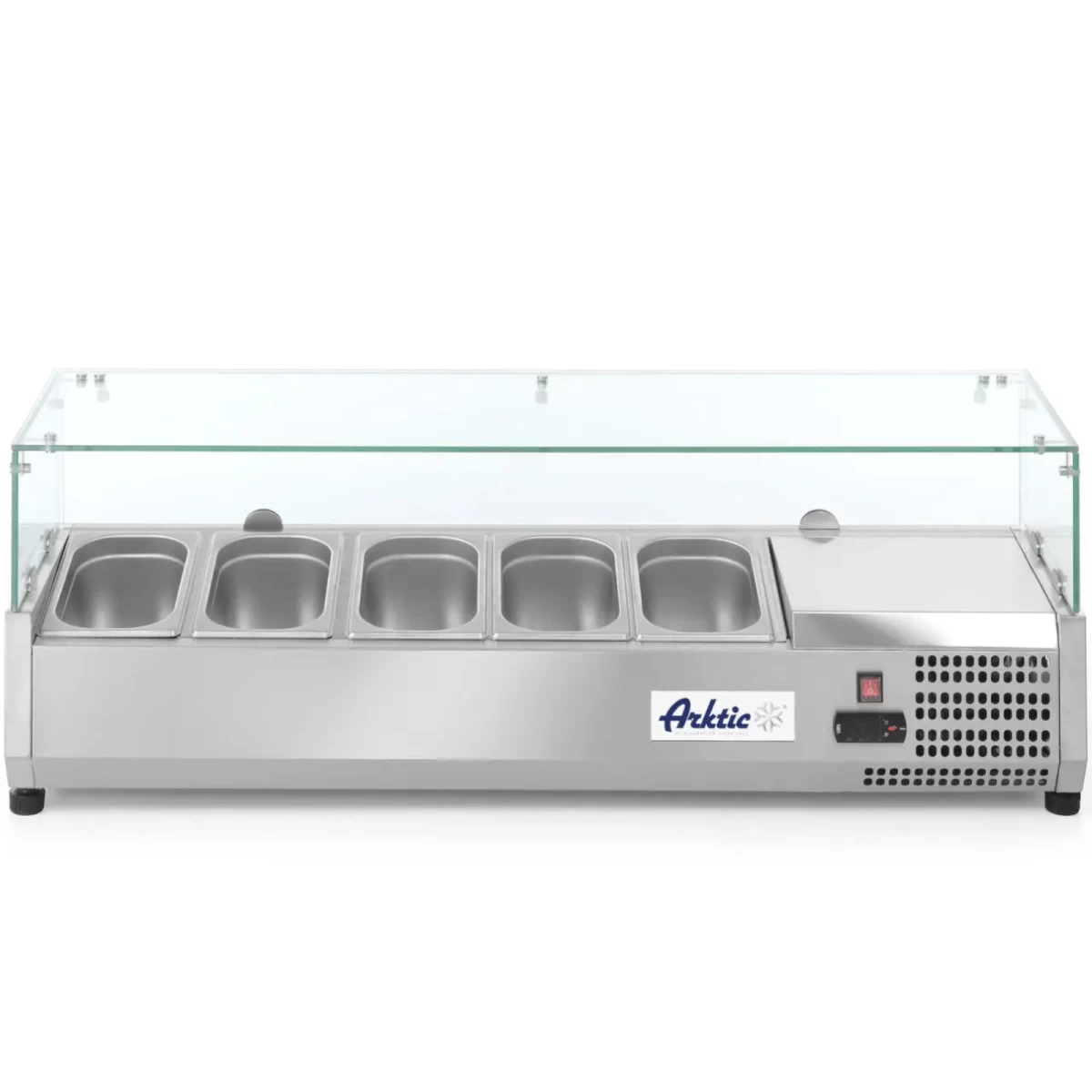 Glazūruota šaldymo Vitrina 5 X Gn 1/4 - Hendi 232903