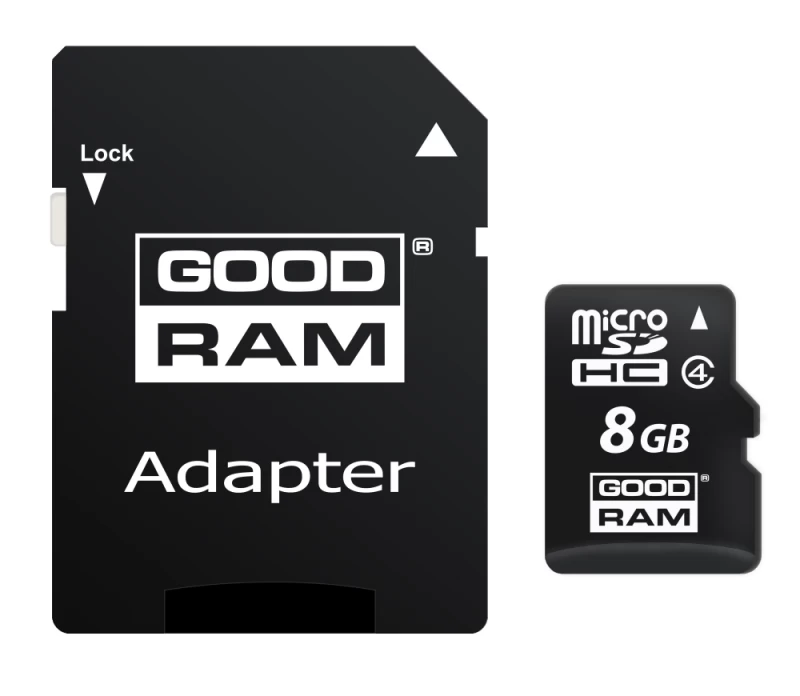 Goodram 8 Gb Atminties Kortelės Sd Adapteris