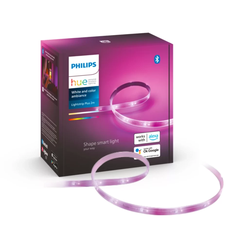 Gradientinė Juosta Philips Hue Lightstrip Plus, 2m (Ekspozicinė prekė)