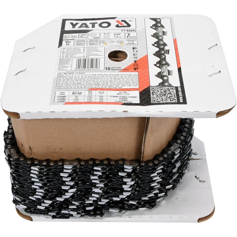 Grandininio pjūklo grandinė YATO YT-84962 | .325 | 0.05 | 1846 grandys