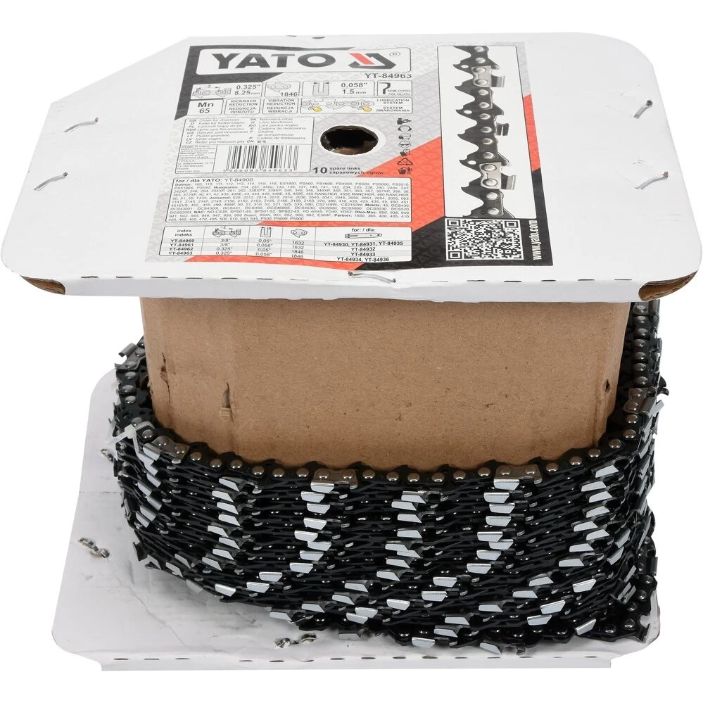Grandininio pjūklo grandinė YATO YT-84963 | .325 | .058 | 1846 grandys