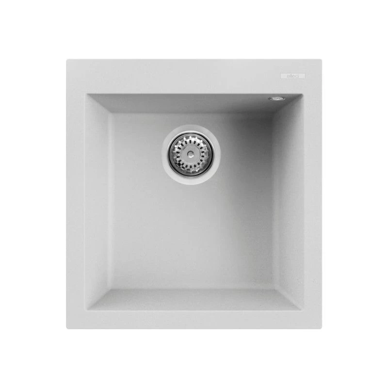 Granitinė plautuvė QUADRA 102 47.1x50.1 balta 68
