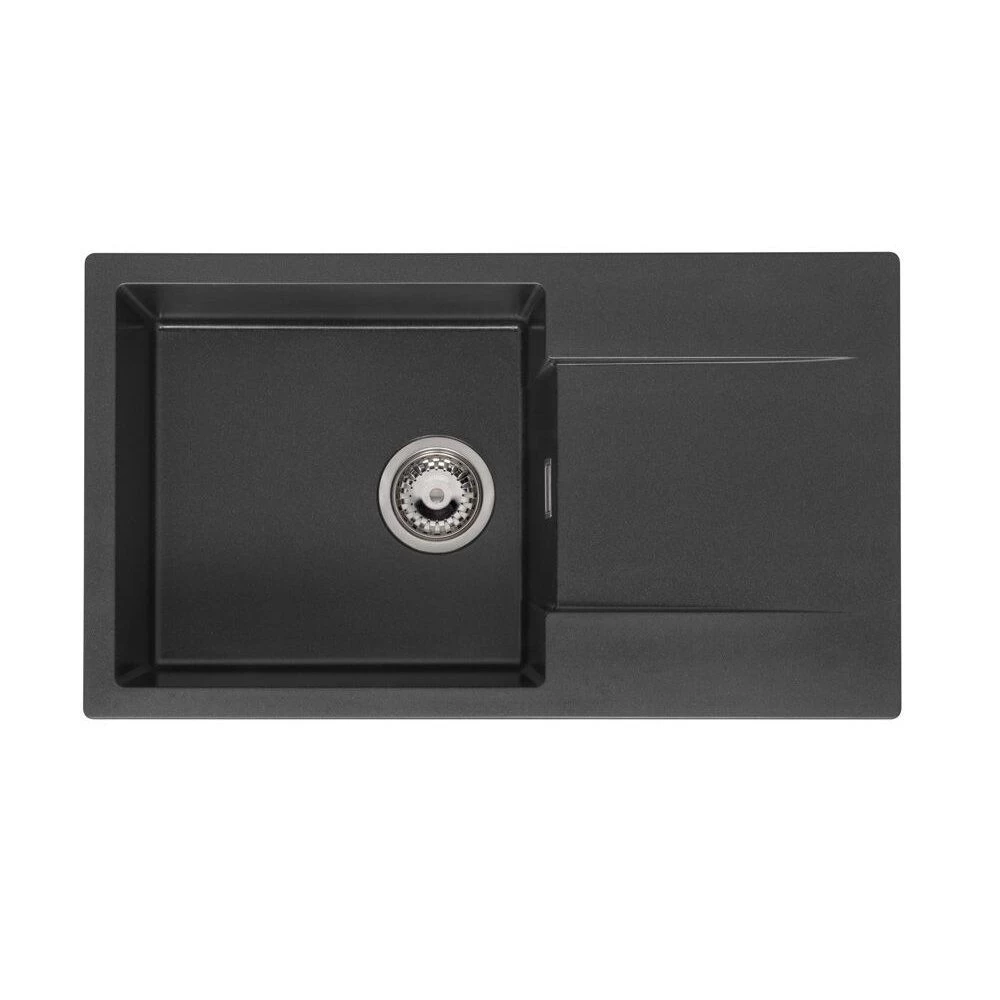 Granitinė plautuvė Reginox Amsterdam 43, 76×43,5 cm juoda R33371