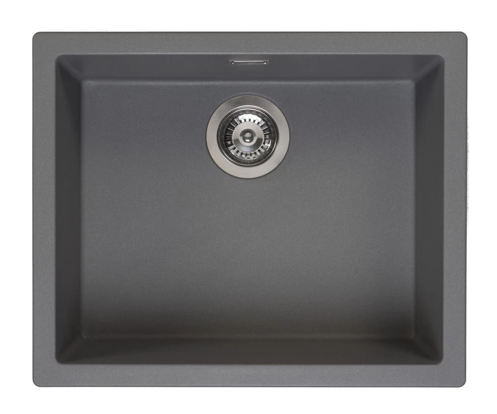 Granitinė plautuvė Reginox Amsterdam 50 Grey Silvery, 56x46 cm, pilka, R30851