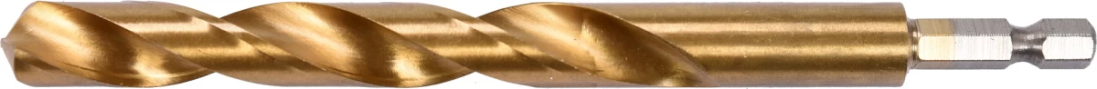 Grąžtas metalui su Hex 6.3 mm (1/4) galu HSS-TiN | 12.0 mm (YT-44774)