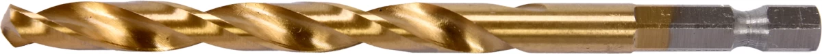 Grąžtas metalui su Hex 6.3 mm (1/4) galu HSS-TiN | 7.0 mm (YT-44766)
