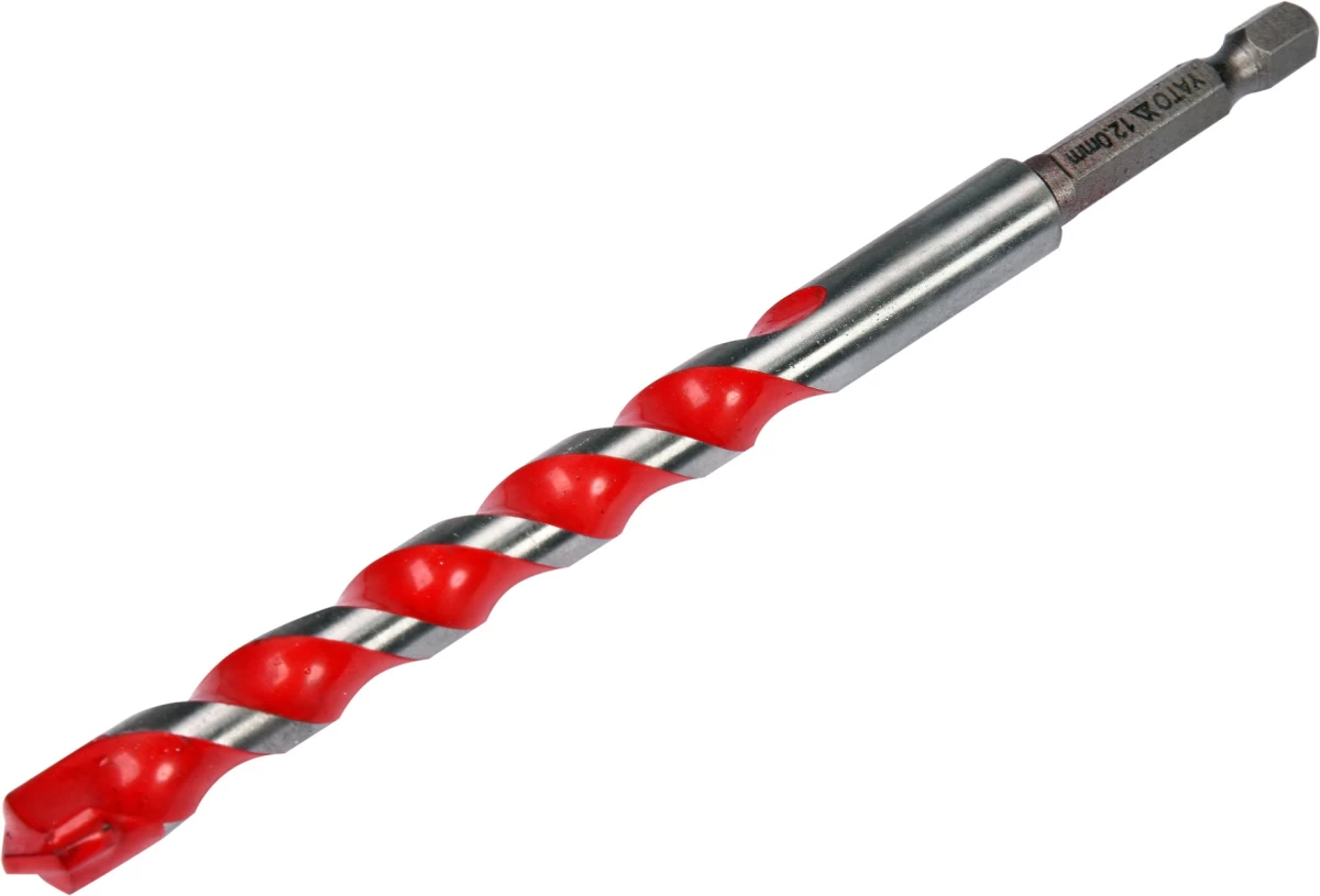 Grąžtas universalus su Hex 6.3 mm (1/4) galu | 12.0 mm (YT-44787)