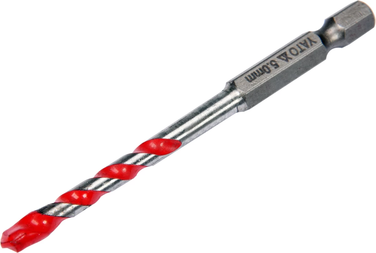 Grąžtas universalus su Hex 6.3 mm (1/4) galu | 5.0 mm (YT-44782)